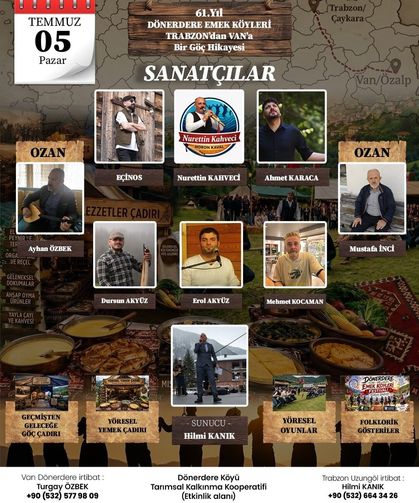 Trabzon'dan Van'a uzanan göçün 61. yıl yönümü