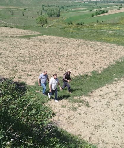 Bayburt'ta hazine taşınmazları için arazi çalışması yapıldı