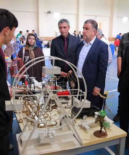Bayburt'ta Mesleki ve Teknik Eğitim Fuarı düzenlendi