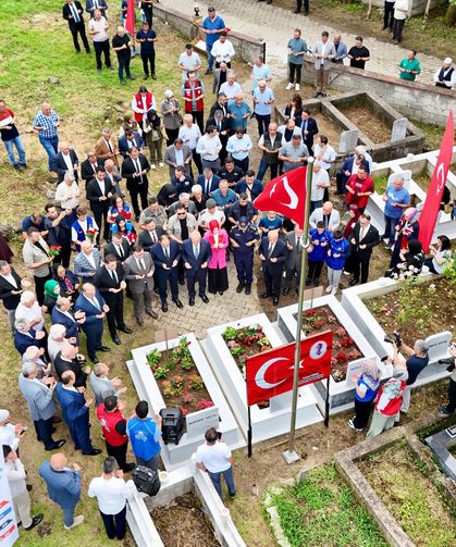 15 Temmuz şehidi İsmail Kefal, Giresun'da mezarı başında anıldı
