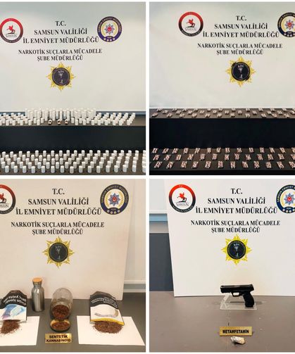 Samsun'da yasaklı madde operasyonunda 7 zanlı yakalandı