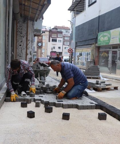 Ordu'da güvenli kaldırım çalışmaları