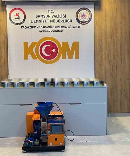 Samsun'da 20 bin kaçak sigaraya ele geçirildi