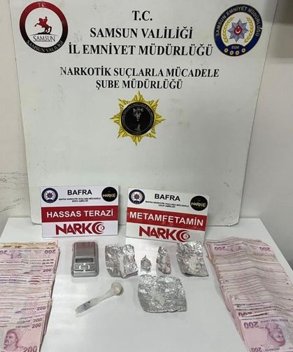 Samsun'da 4 ilçede yasaklı madde operasyonu: 7 kişi yakalandı