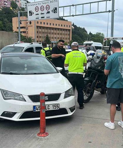 Samsun'da maddi hasarlı trafik kazası