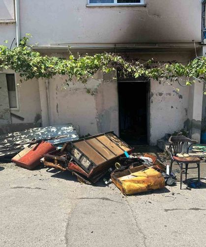 Samsun'da yangın paniği