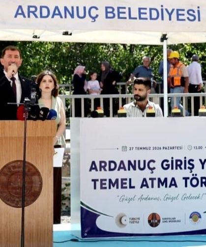 Ardanuç Giriş Yolu Projesinin Temeli Atıldı