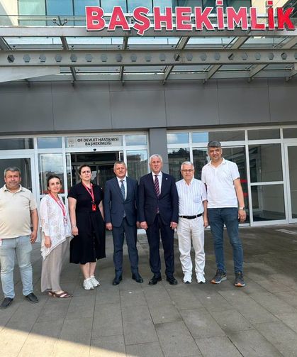 Başkan Sarıalioğlu’ndan Of Devlet Hastanesi’ne Ziyaret
