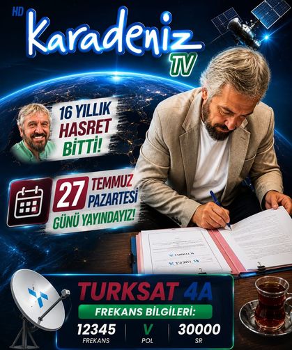 Rizeli Sanatçı Zihni Cinan Duyurdu: Karadeniz Televizyonu Yeniden Yayında