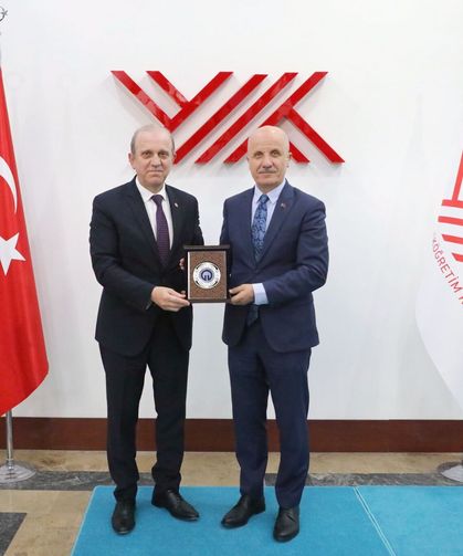 KTÜ Rektörü Hamdullah Çuvalcı’dan YÖK Başkanı Erol Özvar’a Kritik Ziyaret