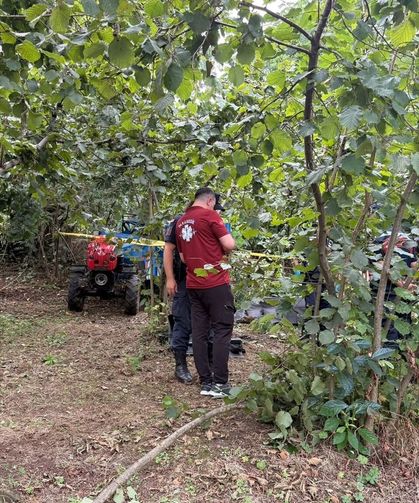 Ordu'da tarım aracının devrildiği kazada sürücü öldü
