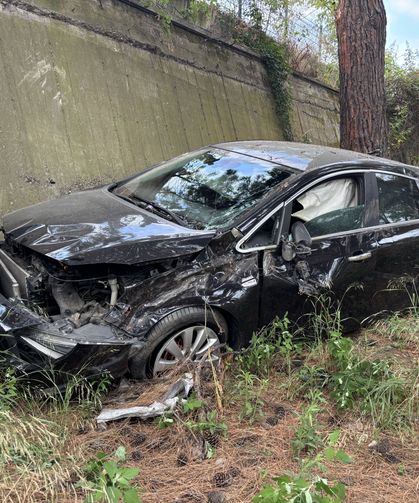 Samsun'da iki otomobilin çarpıştığı kazada 1 kişi yaralandı