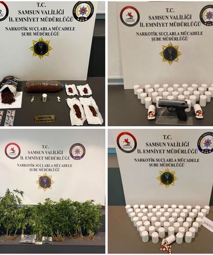 Yasaklı madde operasyonunda 8 zanlı yakalandı