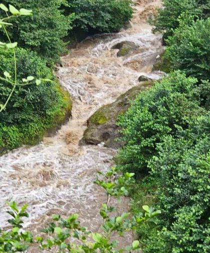 Giresun'da anne ile 2 kızı sel sularına kapıldı