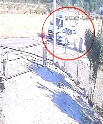 Kamyoneti sollayan otomobil başıboş sokak köpeğine çarptı: O anlar kamerada