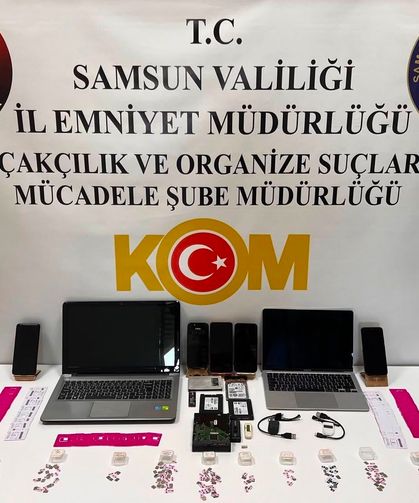 Samsun'da açık SİM kart operasyonu: 263 açık hat ele geçirildi