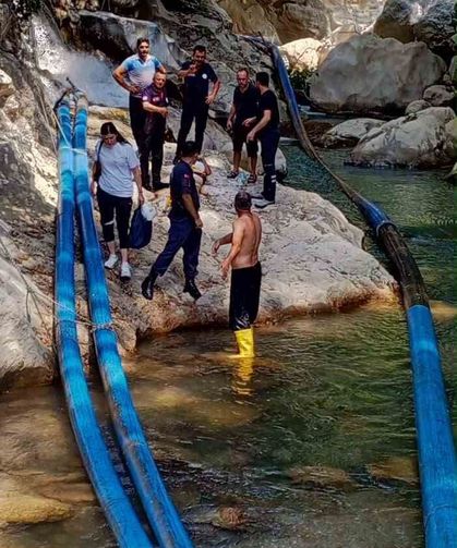 Su arızasını gidermeye çalışan muhtar kayalıklardan düştü