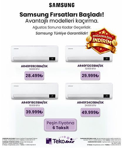 Samsung Fiyatları Başladı