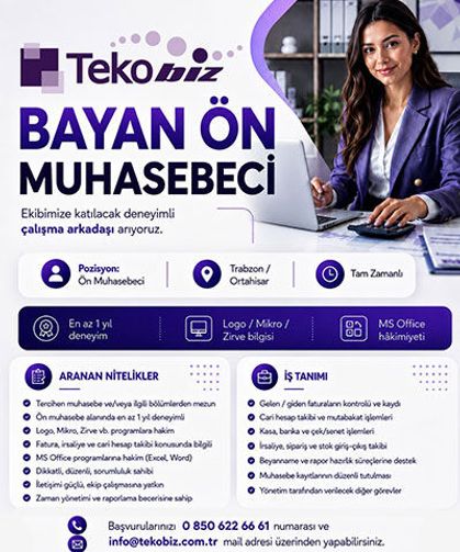 Bayan Ön Muhasebeci