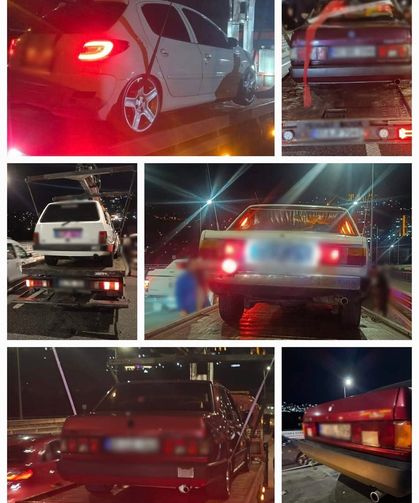 Trabzon'da Trafik Ekiplerinden Gece Baskını: Cezalar Peş Peşe Geldi