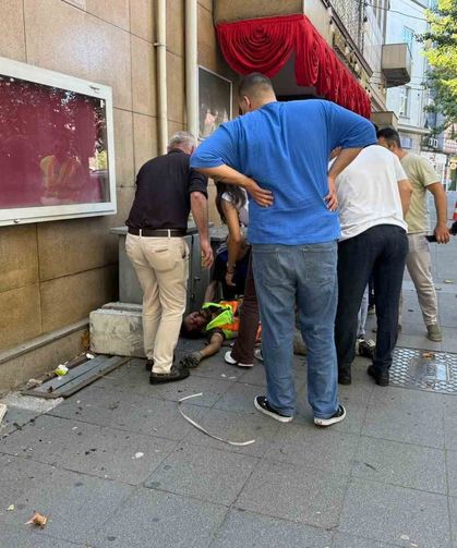 12 metre yükseklikteki çatıdan düşen işçi ağır yaralandı