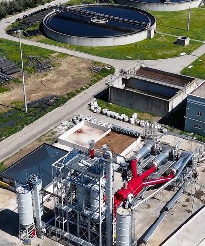 Samsun'da atık çamuru enerjiye dönüştürecek tesis kuruldu