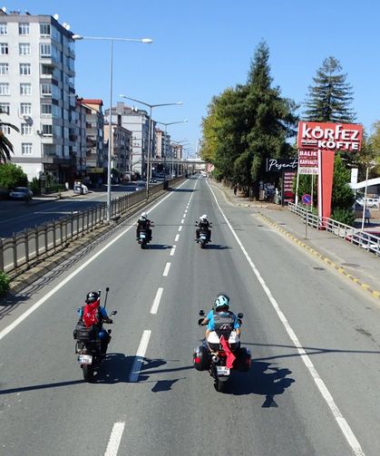 Trabzon’da Şehit ve Gaziler İçin Anlamlı Sürüş: Rota 61 Yollardaydı