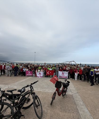 Samsun'da Cumhuriyet Bayramı kutlamaları kapsamında pedal çevrildi