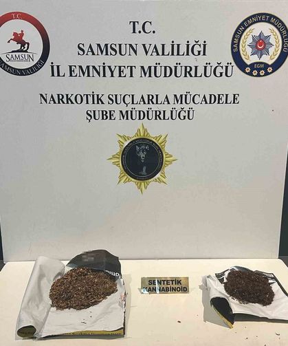 Samsun'da yasaklı madde operasyonu: 2 gözaltı