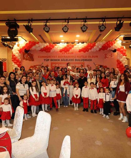 Trabzon'da tüp bebek ailelerinin Cumhuriyet Bayramı buluşması