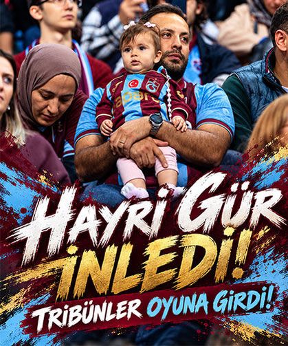 Hayri Gür’de Avrupa Gecesi: Trabzonspor Taraftarı Takımını Böyle Ateşledi