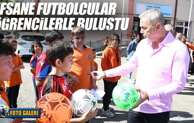 Necati Kazaz’dan Anlamlı Ziyaret: Efsane Futbolcular Öğrencilerle Buluştu