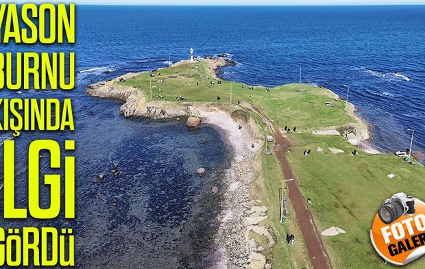 Ordu’daki Yason Burnu Yarımadası Kış Aylarında da Ziyaretçi Ağırlıyor