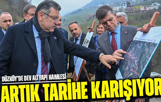 Düzköy’de Dev Altyapı Hamlesi: Atık Sorunu Tarihe Karışıyor