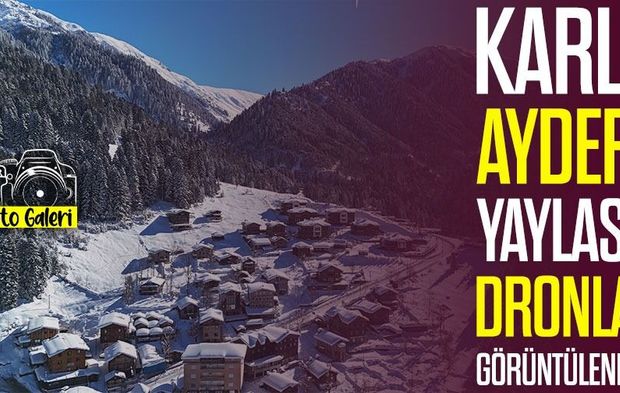 Kar Yağışı Sonrası Ayder Yaylası’nda Kartpostallık Manzaralar Oluştu