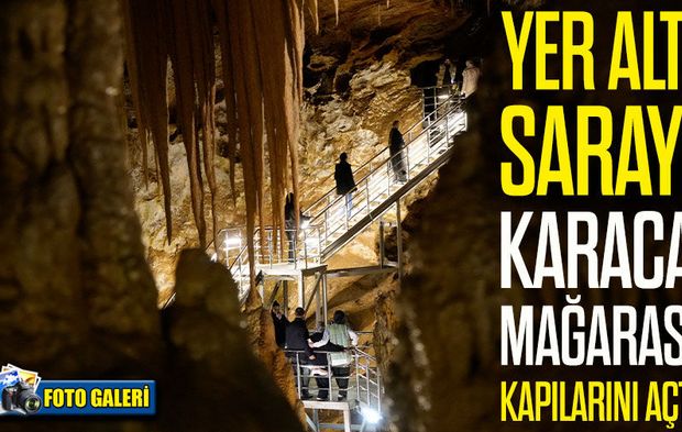 Yer Altı Sarayı Karaca Mağarası Kapılarını Açtı: Doğal Güzelliklere Bayramda Yoğun İlgi