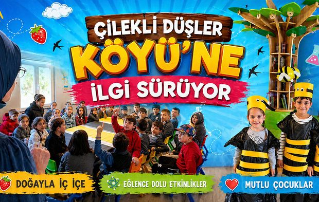 Trabzon Çilekli Düşler Köyü'ne Yoğun İlgi