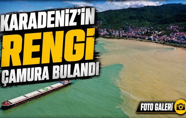 Karadeniz’in Rengi Değişti: Giresun Sahilinde Şaşırtan Görüntü