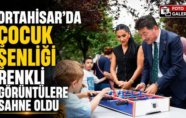 Ortahisar’da Çocuk Şenliği Renkli Görüntülere Sahne Oldu