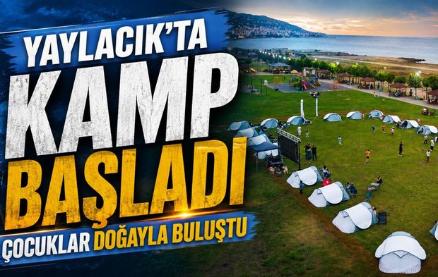 Akçaabat’ta aileler Yaylacık Çimeni’nde buluştu: Doğa kampı renkli başladı