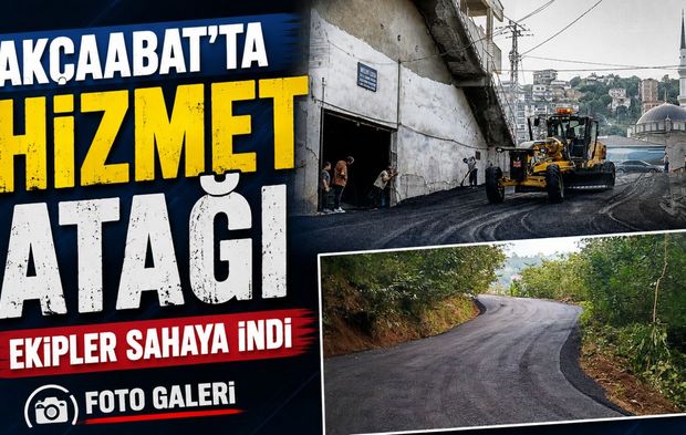 Akçaabat’ta Mahalle Mahalle Hizmet Atağı: Belediye Ekipleri Sahaya İndi