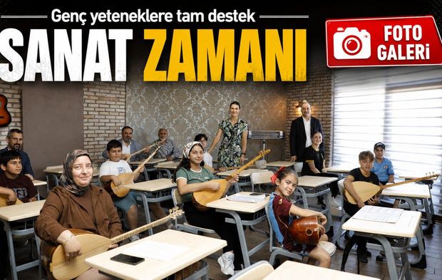 Mustafa Şen Akçaabat Belediyesi Sanat Akademisi’ni ziyaret etti: Sınıflarda dikkat çeken buluşma