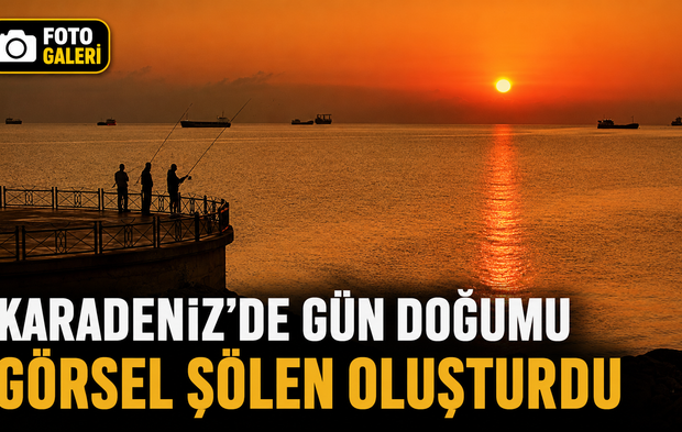 Karadeniz'de Sabahın İlk Işıkları Kartpostallık Görüntüler Oluşturdu