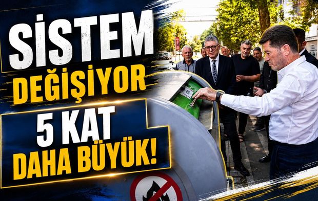 Ortahisar’da Çöp Konteynerleri Değişiyor: 5 Kat Kapasiteli Yeni Sistem