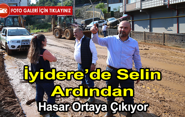 Rize İyidere’de sağanak sonrası hasar bilançosu ortaya çıkıyor