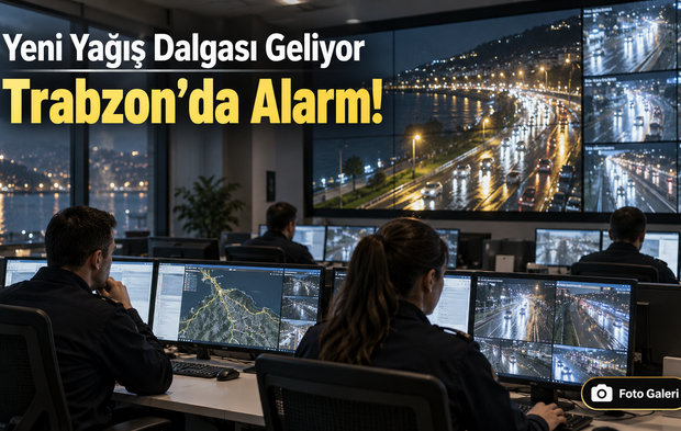 Trabzon’da Yağış Alarmı: 533 Personel ve 407 Araç Sahaya Çıktı
