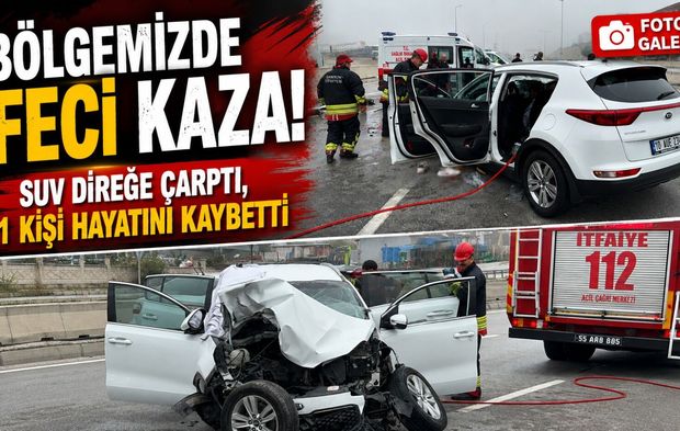 Bölgemizde Feci Kaza: SUV Direğe Çarptı, 1 Kişi Hayatını Kaybetti