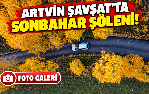 Artvin Şavşat'ta Sonbahar Şöleni! Sakin Şehir Renklerine Büründü
