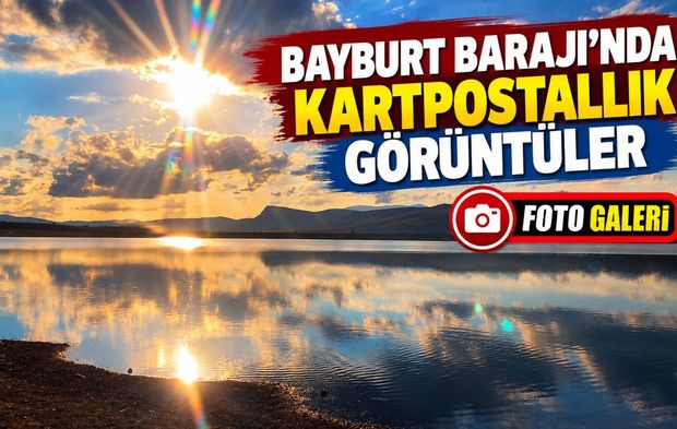 Gökyüzü Göle İndi: Bayburt Barajı’nda Kartpostallık Görüntüler