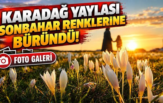 Trabzon'da Sonbahar Büyüsü! Karadağ Yaylası Renk Cümbüşüne Büründü